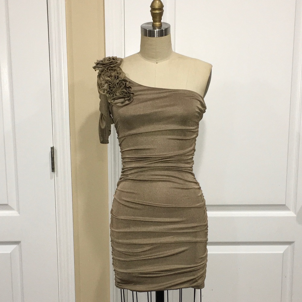 Shimmer Gold Forever 21 One Sleeve